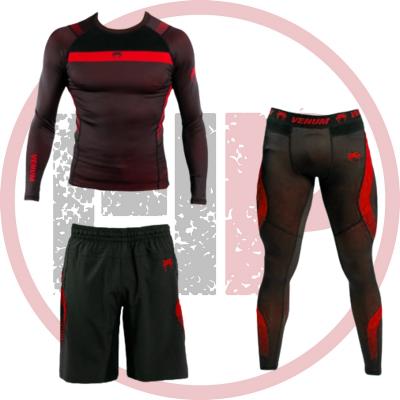 Комплект Компрессионной одежды Venum  NoGi 3.0 Black/Red